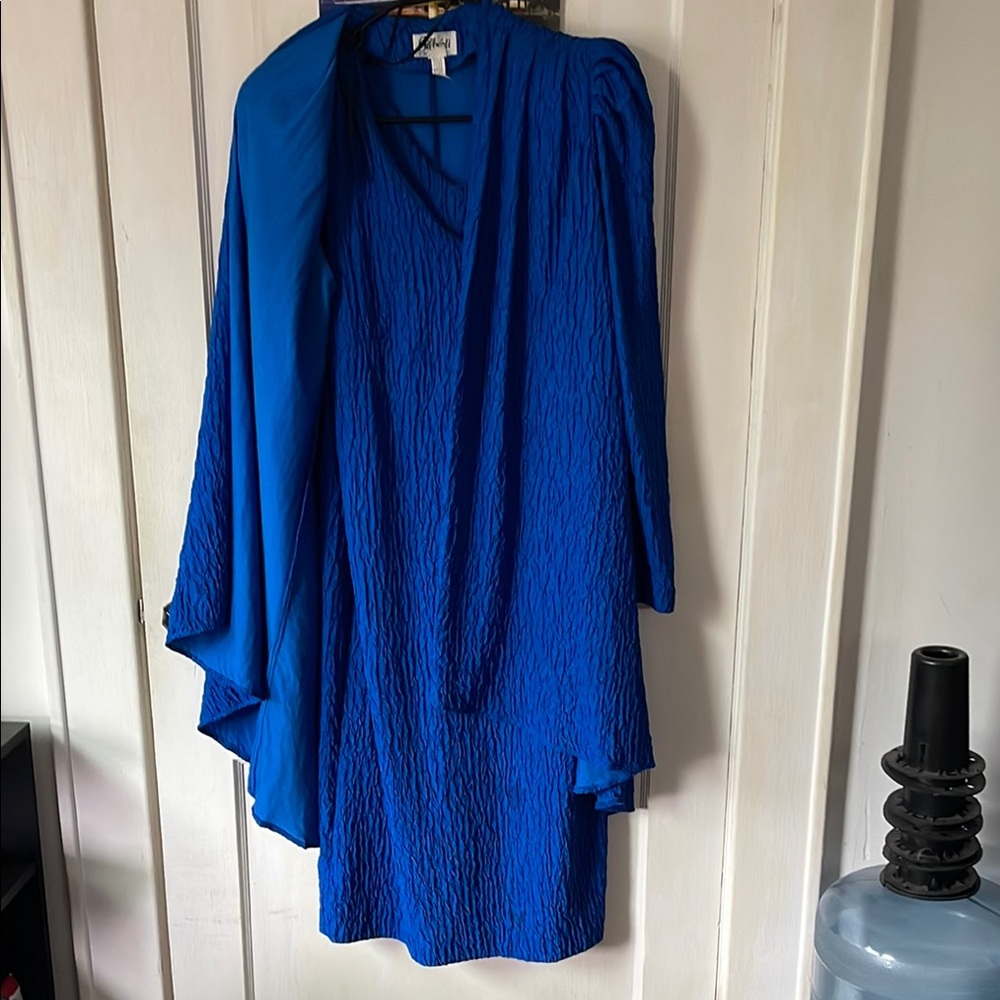 Elegant Blue Women's Dress